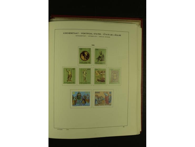 1929/2001, postfrische, ungebrauchte und gestempelte Sammlung, Mi.-Nr. 39-44 gestempelt, sign. Vossen, Attest Raybaudi