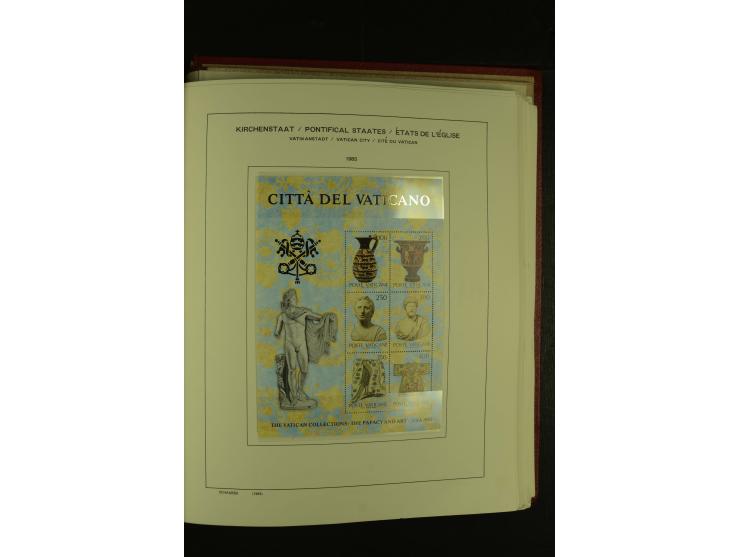 1929/2001, postfrische, ungebrauchte und gestempelte Sammlung, Mi.-Nr. 39-44 gestempelt, sign. Vossen, Attest Raybaudi