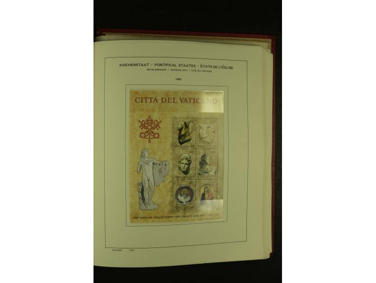 1929/2001, postfrische, ungebrauchte und gestempelte Sammlung, Mi.-Nr. 39-44 gestempelt, sign. Vossen, Attest Raybaudi