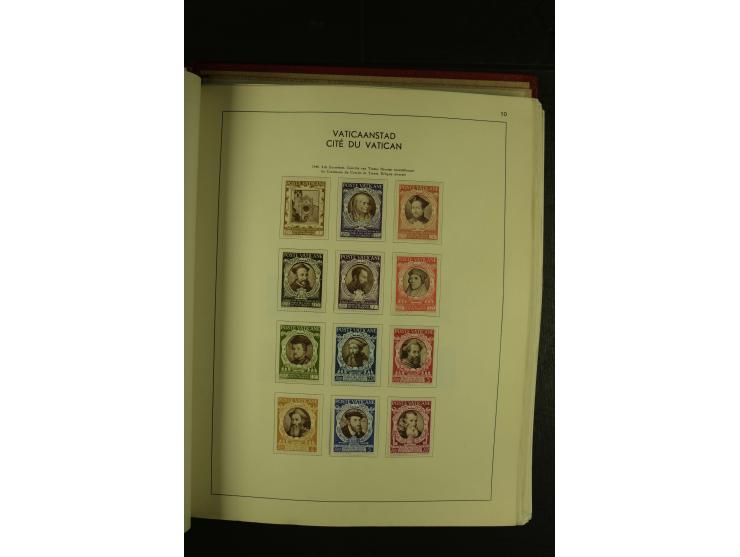 1929/2001, postfrische, ungebrauchte und gestempelte Sammlung, Mi.-Nr. 39-44 gestempelt, sign. Vossen, Attest Raybaudi