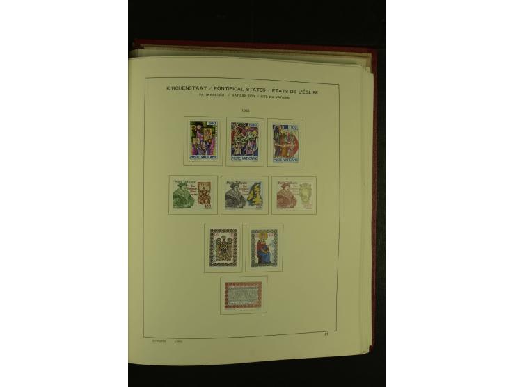 1929/2001, postfrische, ungebrauchte und gestempelte Sammlung, Mi.-Nr. 39-44 gestempelt, sign. Vossen, Attest Raybaudi