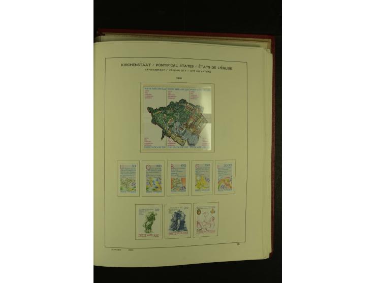 1929/2001, postfrische, ungebrauchte und gestempelte Sammlung, Mi.-Nr. 39-44 gestempelt, sign. Vossen, Attest Raybaudi