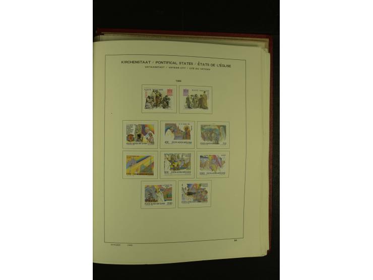 1929/2001, postfrische, ungebrauchte und gestempelte Sammlung, Mi.-Nr. 39-44 gestempelt, sign. Vossen, Attest Raybaudi