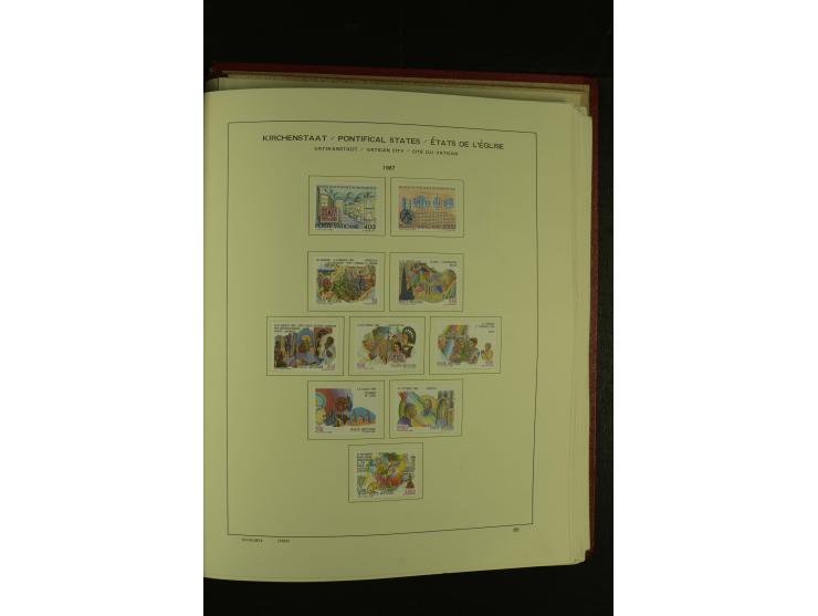 1929/2001, postfrische, ungebrauchte und gestempelte Sammlung, Mi.-Nr. 39-44 gestempelt, sign. Vossen, Attest Raybaudi
