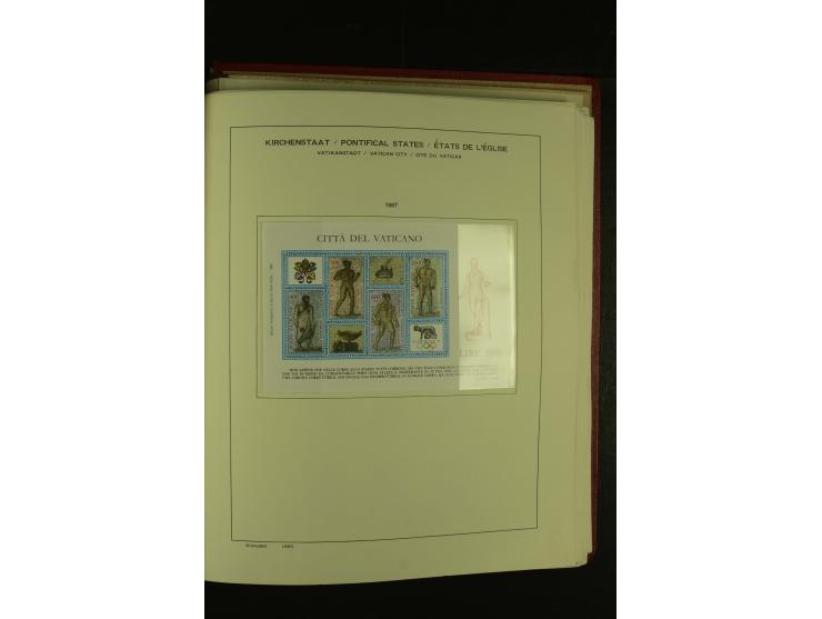 1929/2001, postfrische, ungebrauchte und gestempelte Sammlung, Mi.-Nr. 39-44 gestempelt, sign. Vossen, Attest Raybaudi
