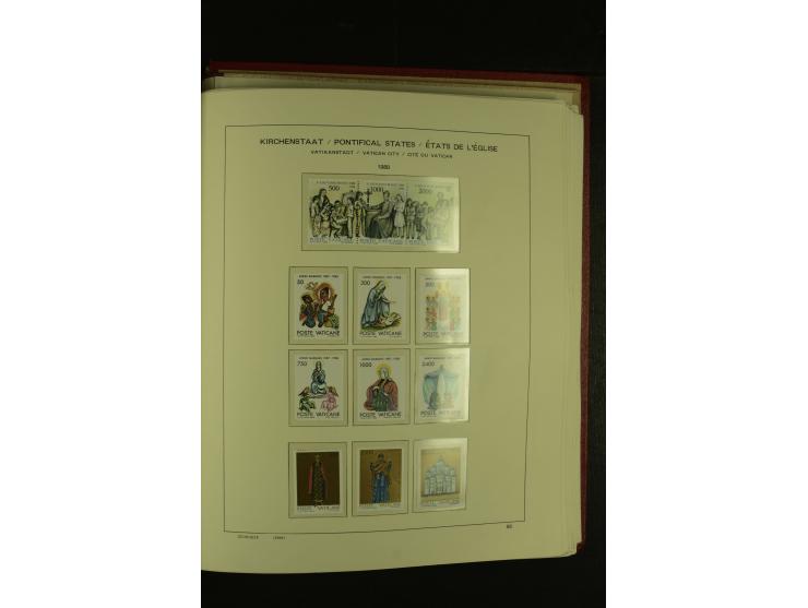 1929/2001, postfrische, ungebrauchte und gestempelte Sammlung, Mi.-Nr. 39-44 gestempelt, sign. Vossen, Attest Raybaudi