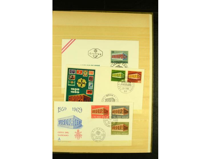 1933/58, postfrische und ungebrauchte Sammlung mit besseren Sätzen, Bl.1 etc.