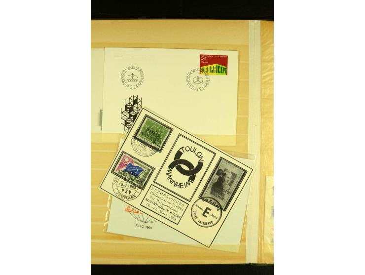 1933/58, postfrische und ungebrauchte Sammlung mit besseren Sätzen, Bl.1 etc.