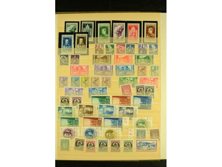 1933/58, postfrische und ungebrauchte Sammlung mit besseren Sätzen, Bl.1 etc.