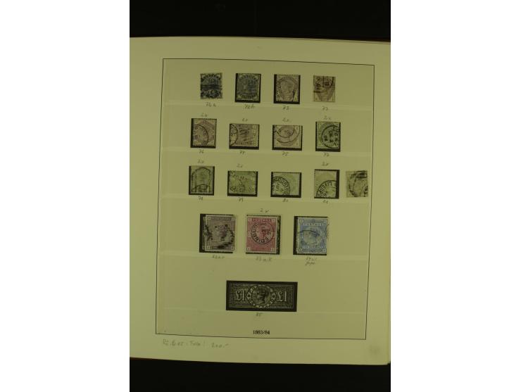 1840/1999, umfangreiche gestempelte Sammlung ab Mi.-Nr. 1 mit einigen besseren und kpl. Ausgaben mit u.a. Mi.-Nr. 2 b (FA Prö