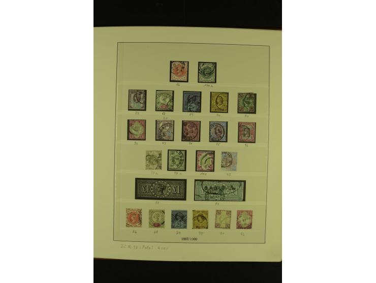 1840/1999, umfangreiche gestempelte Sammlung ab Mi.-Nr. 1 mit einigen besseren und kpl. Ausgaben mit u.a. Mi.-Nr. 2 b (FA Prö