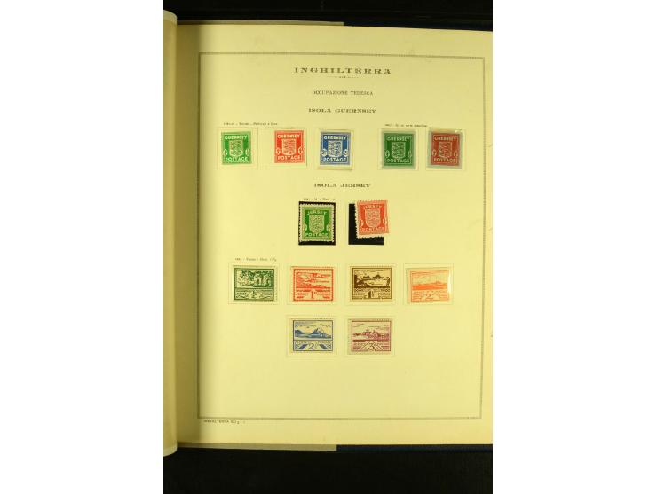 1841/1957 (ca.), gestempelte Sammlung mit besseren Ausgaben auf alten Albumblättern