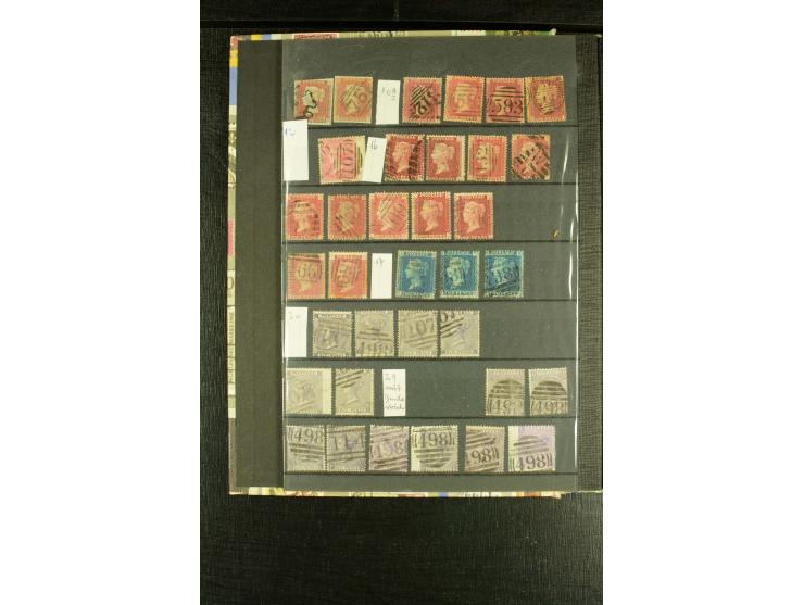 1855/1918 (ca.), gestempelter Doublettenposten, dazu 7 Briefe/Ganzsachen