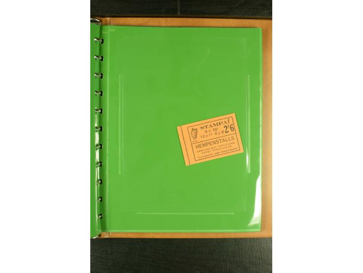 1936/60 (ca.), 7 postfrische Markenheftchen, dazu 4 irische, dabei kopfstehende Wz. etc.