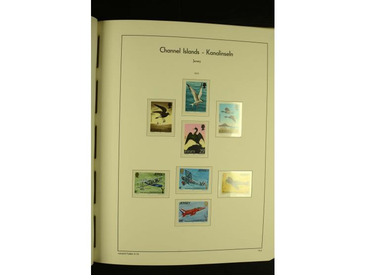 1969/92, kpl. postfrische Sammlung im Lindner-T-Vordruckalbum incl. Portomarken (Mi. ca. 660,-)