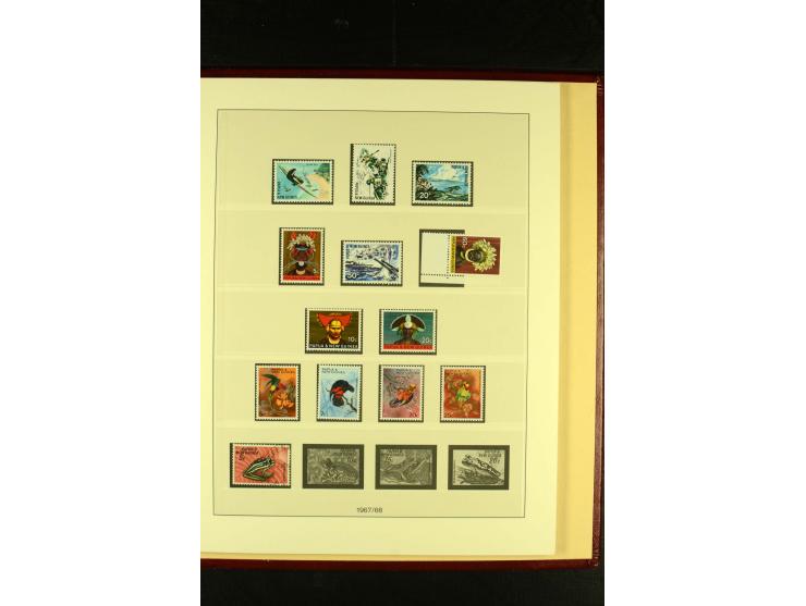 1901/75, postfrische, ungebrauchte und gestempelte Sammlung mit Papua Mi.-Nr. 8 (3), Neuguinea Mi.-Nr. 52-64, 78-91, 107-22, 