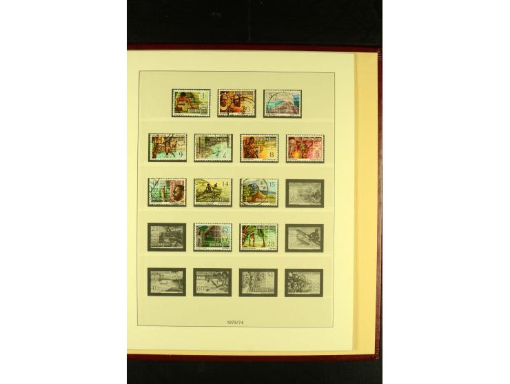 1901/75, postfrische, ungebrauchte und gestempelte Sammlung mit Papua Mi.-Nr. 8 (3), Neuguinea Mi.-Nr. 52-64, 78-91, 107-22, 