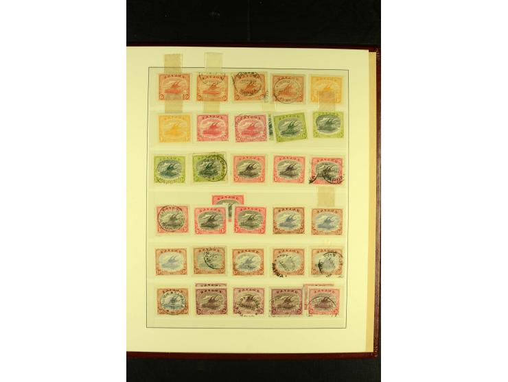 1901/75, postfrische, ungebrauchte und gestempelte Sammlung mit Papua Mi.-Nr. 8 (3), Neuguinea Mi.-Nr. 52-64, 78-91, 107-22, 
