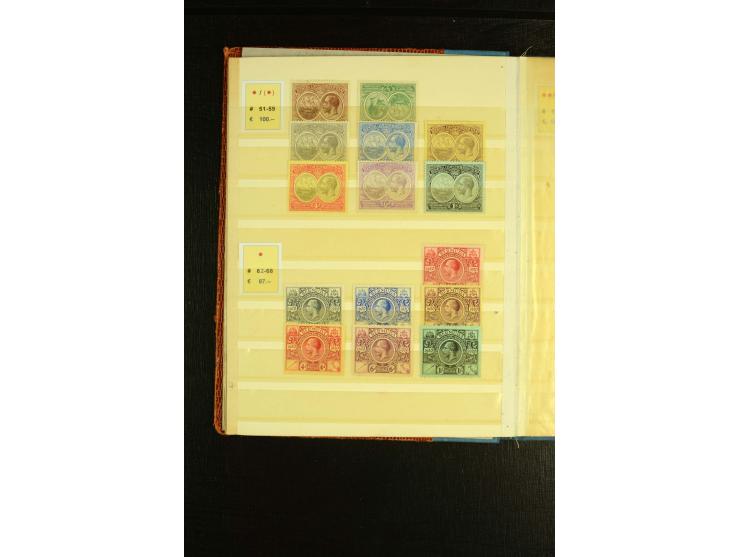 1865/1978, postfrische, ungebrauchte und gestempelte Sammlung mit diversen guten Werten, dazu einige moderne Briefe