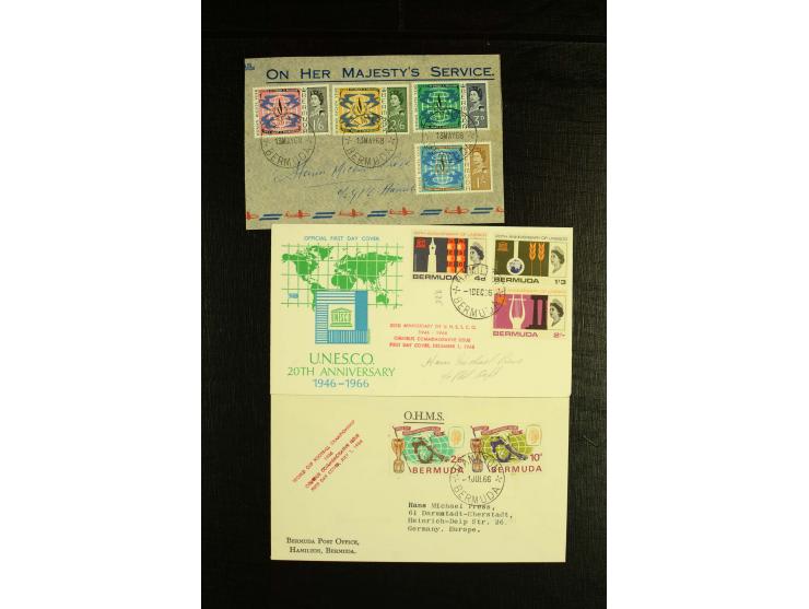 1865/1978, postfrische, ungebrauchte und gestempelte Sammlung mit diversen guten Werten, dazu einige moderne Briefe