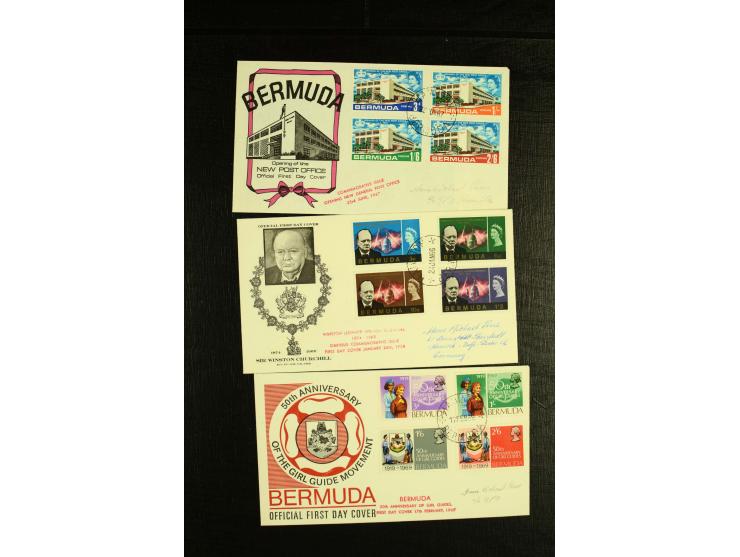 1865/1978, postfrische, ungebrauchte und gestempelte Sammlung mit diversen guten Werten, dazu einige moderne Briefe