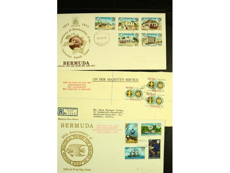 1865/1978, postfrische, ungebrauchte und gestempelte Sammlung mit diversen guten Werten, dazu einige moderne Briefe