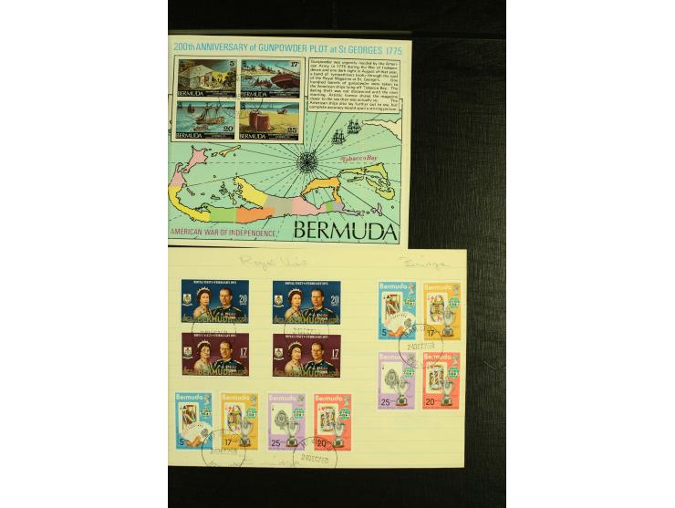 1865/1978, postfrische, ungebrauchte und gestempelte Sammlung mit diversen guten Werten, dazu einige moderne Briefe
