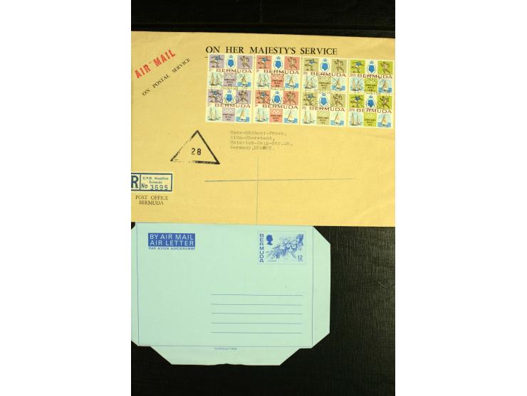 1865/1978, postfrische, ungebrauchte und gestempelte Sammlung mit diversen guten Werten, dazu einige moderne Briefe