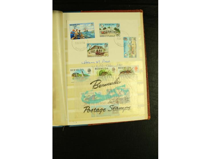 1865/1978, postfrische, ungebrauchte und gestempelte Sammlung mit diversen guten Werten, dazu einige moderne Briefe