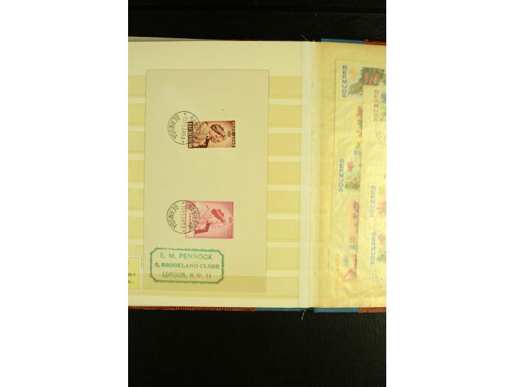 1865/1978, postfrische, ungebrauchte und gestempelte Sammlung mit diversen guten Werten, dazu einige moderne Briefe