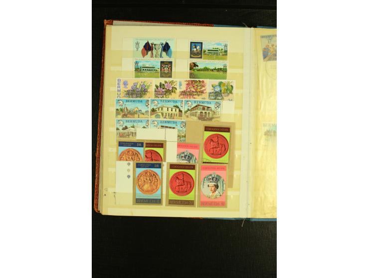 1865/1978, postfrische, ungebrauchte und gestempelte Sammlung mit diversen guten Werten, dazu einige moderne Briefe
