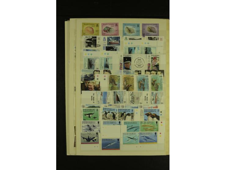 1963/2005, in den Hauptnummern augenscheinlich kpl. postfrische Sammlung bis Anfang 2005, dazu Falkland Despesnecies und Sout