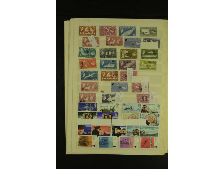 1963/2005, in den Hauptnummern augenscheinlich kpl. postfrische Sammlung bis Anfang 2005, dazu Falkland Despesnecies und Sout