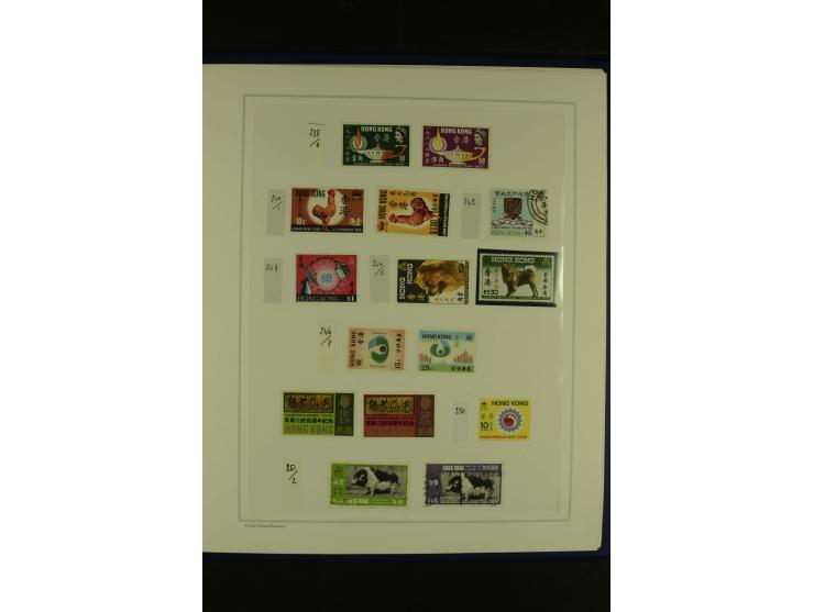 1862/2006, postfrische, ungebrauchte und gestempelte Sammlung mit guten Werten, Sätzen und Block (SG nach Angabe des Einliefe
