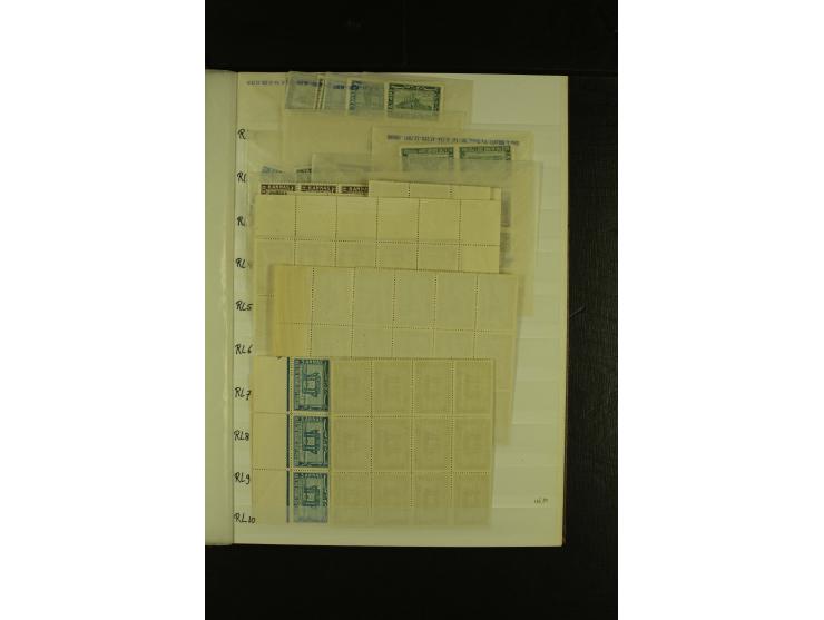 1931/49 (ca.), meist postfrischer Bestand, dabei Bogenteile, überwiegend Hyderabad (SG nach Angabe des Einlieferers ca. £ 4.8