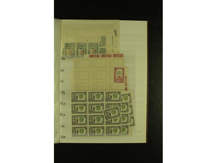 1931/49 (ca.), meist postfrischer Bestand, dabei Bogenteile, überwiegend Hyderabad (SG nach Angabe des Einlieferers ca. £ 4.8