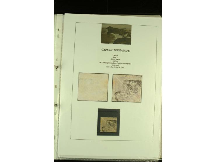 1852/64, Sammlung der Dreiecksmarken mit 58 Einzelwerten, 10 Paaren und 2 4er-Blocks, nicht alles einwandfrei aber mit vielen