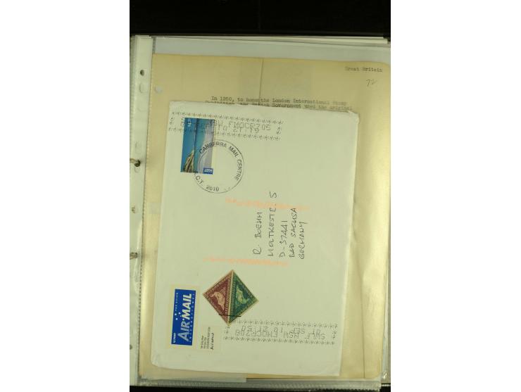 1852/64, Sammlung der Dreiecksmarken mit 58 Einzelwerten, 10 Paaren und 2 4er-Blocks, nicht alles einwandfrei aber mit vielen