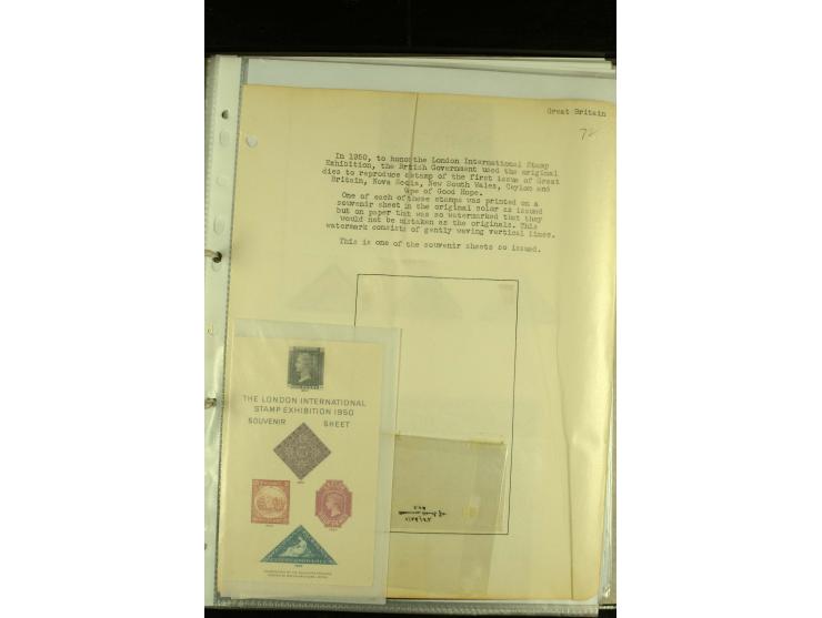 1852/64, Sammlung der Dreiecksmarken mit 58 Einzelwerten, 10 Paaren und 2 4er-Blocks, nicht alles einwandfrei aber mit vielen