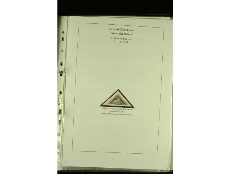 1852/64, Sammlung der Dreiecksmarken mit 58 Einzelwerten, 10 Paaren und 2 4er-Blocks, nicht alles einwandfrei aber mit vielen