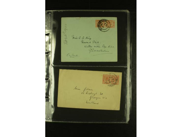 1910/60 (ca.), rund 160 Briefe, überwiegend Singapur, dabei Luftpost, Reco etc.