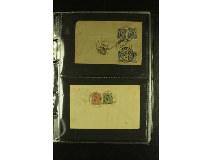 1910/60 (ca.), rund 160 Briefe, überwiegend Singapur, dabei Luftpost, Reco etc.