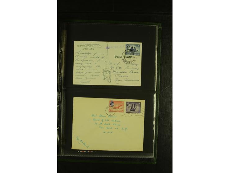 1910/60 (ca.), rund 160 Briefe, überwiegend Singapur, dabei Luftpost, Reco etc.