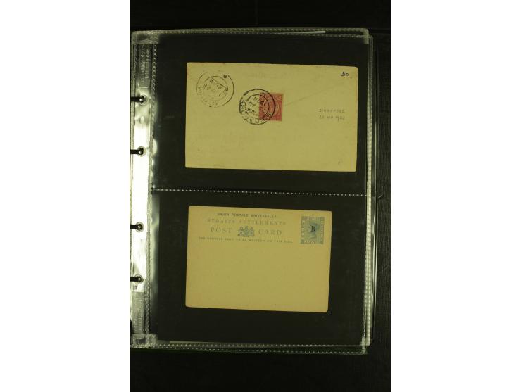 1910/60 (ca.), rund 160 Briefe, überwiegend Singapur, dabei Luftpost, Reco etc.