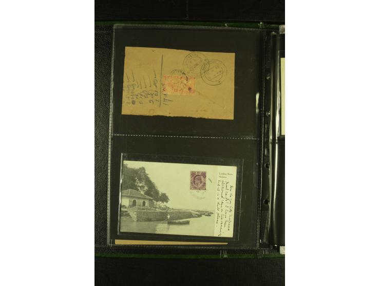 1910/60 (ca.), rund 160 Briefe, überwiegend Singapur, dabei Luftpost, Reco etc.