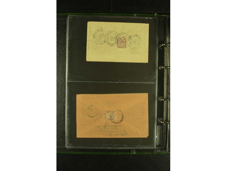1910/60 (ca.), rund 160 Briefe, überwiegend Singapur, dabei Luftpost, Reco etc.