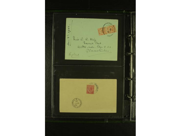1910/60 (ca.), rund 160 Briefe, überwiegend Singapur, dabei Luftpost, Reco etc.