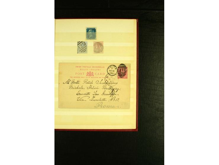 1863/1956, ungebrauchte und gestempelte Partie mit Doubletten, dabei Mi.-Nr. 1, 2 (4), 3 Vorläufer etc.