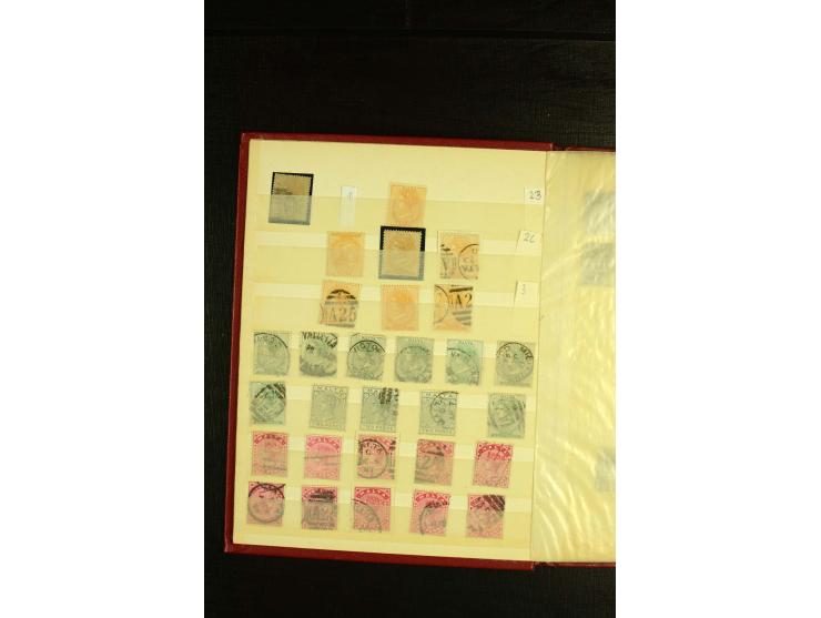 1863/1956, ungebrauchte und gestempelte Partie mit Doubletten, dabei Mi.-Nr. 1, 2 (4), 3 Vorläufer etc.