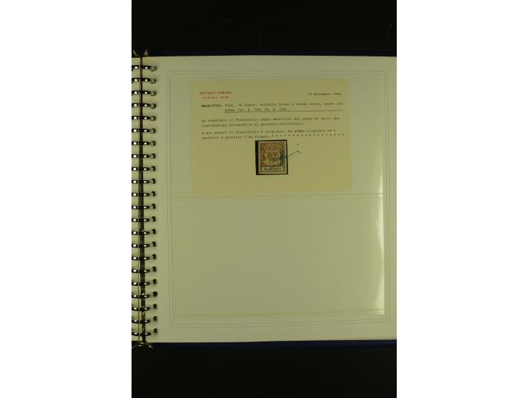 1848/1970, postfrische, ungebrauchte und gestempelte Sammlung mit u.a. Mi.-Nr. 3IV (Attest Richter), 4IV (Attest Diena), 5III